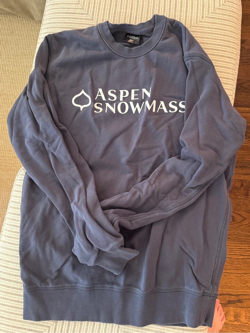 Aspen Snowmass Navy Sweatshirt Size Small